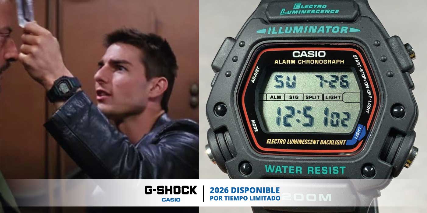 Casio DW290 Tom Cruise en Misión Imposible I 2026 viverius.com.es